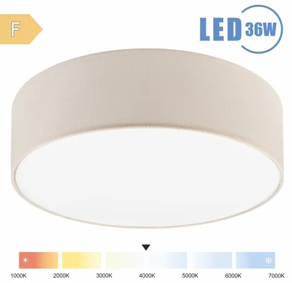 Brilagi - LED Mennyezeti lámpa SIRIJA LED/36W/230V átm. 45 cm krémes