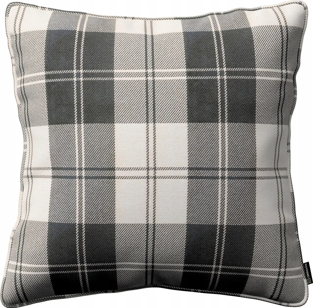 Dekoria Gabi párnahuzat kockás fekete-fehér