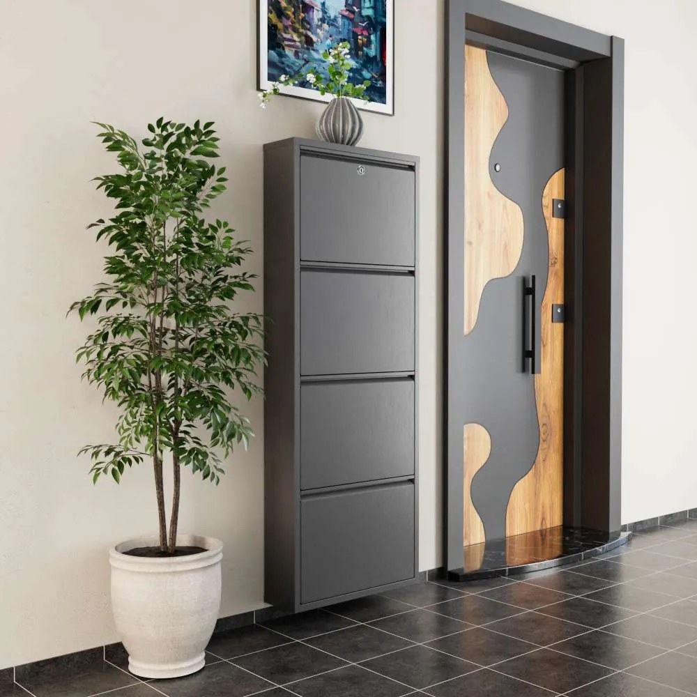 Locking 4 Piece Metal - Anthracite