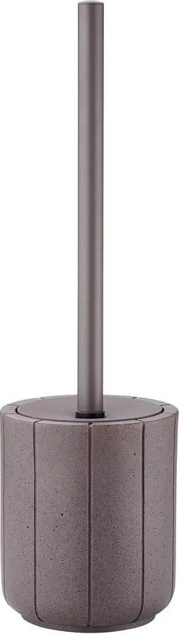 Sötétszürke poligyanta WC-kefe Kua – Blomus