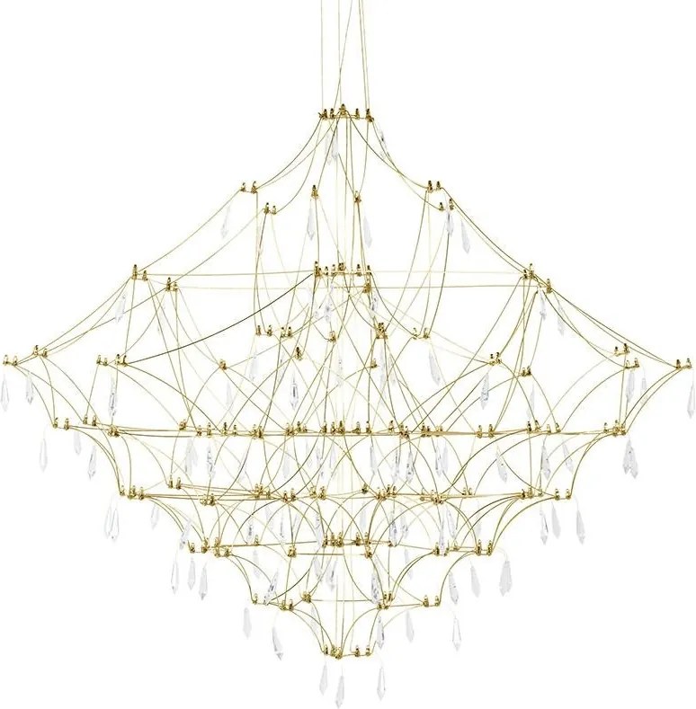 King Home CONSTELATION GOLD MSE1501100127 Függőlámpa 72x72W/LED 3000K 2880LM IP20