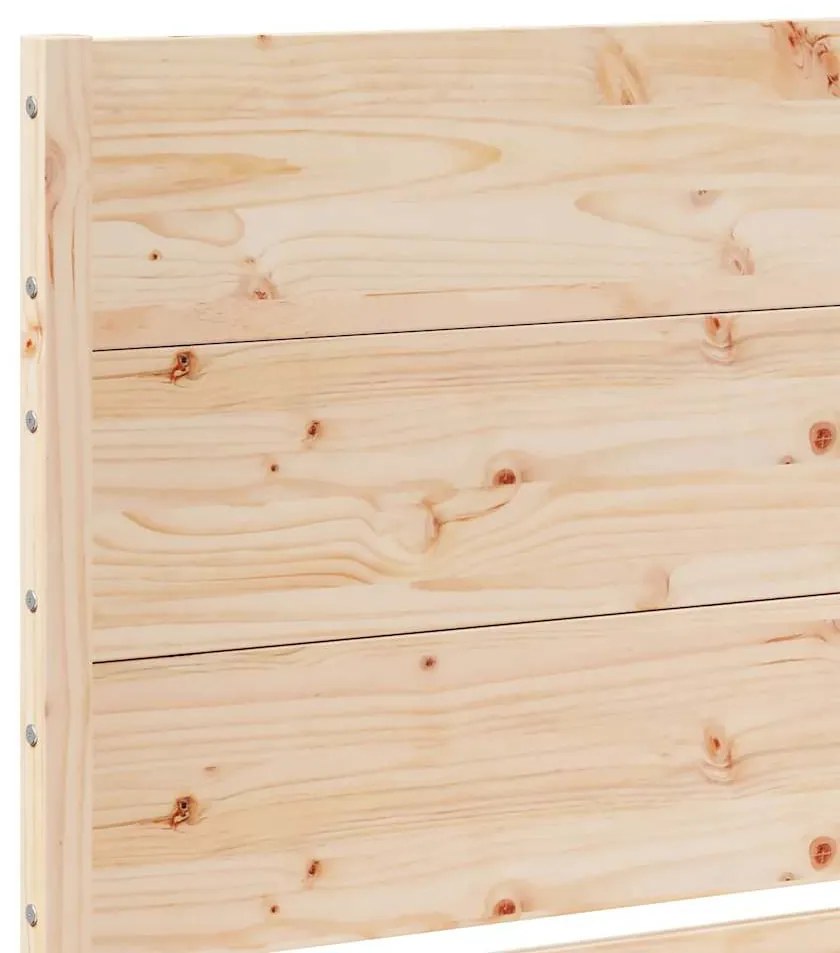 tömör fa extra hosszú ágykeret matrac nélkül 90 x 210 cm