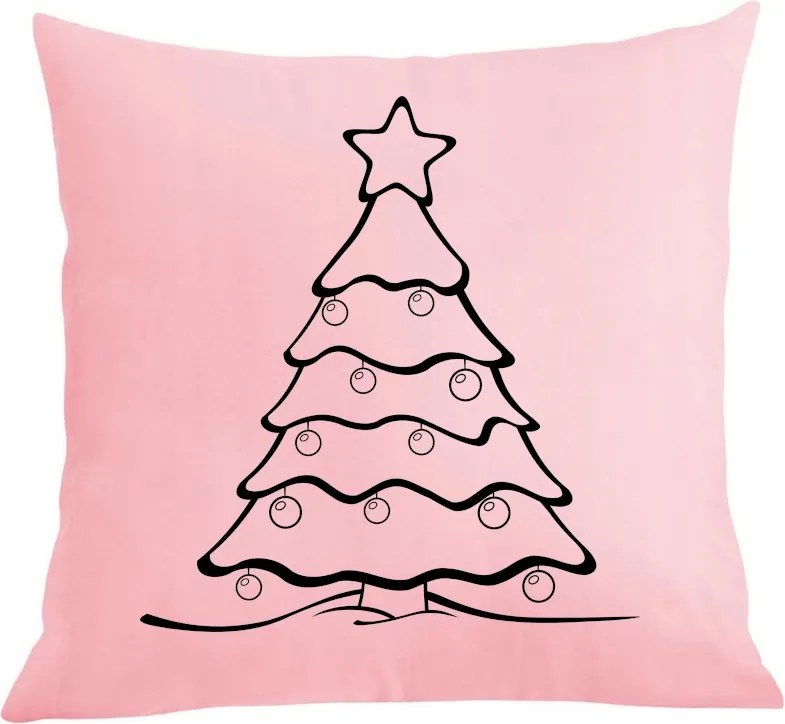 Karácsonyi párna párnahuzat Karácsonyfa Fa