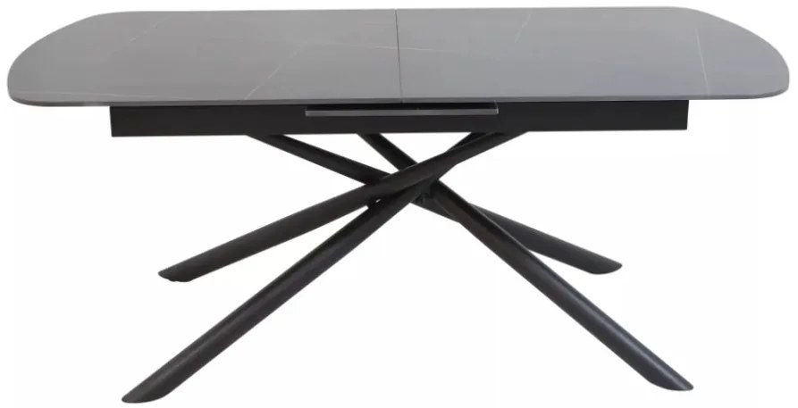 Vector bővíthető étkezőasztal fekete 180-220cm