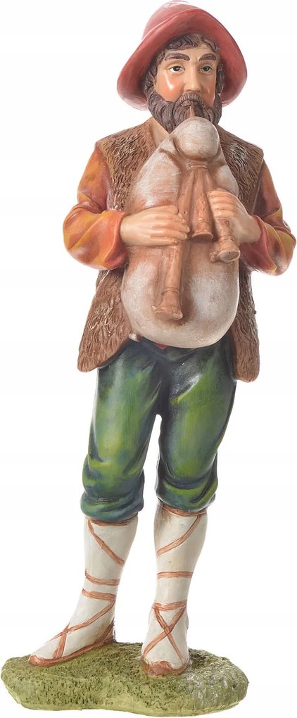 Karácsonyi Betlehem Figura 'pásztor Dudákkal' 30cm magas figurákhoz