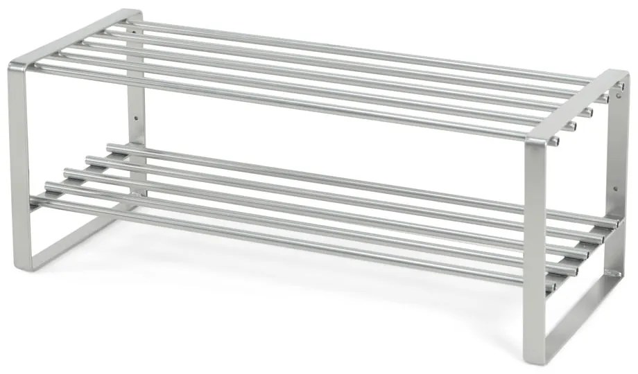Ezüstszínű fém cipőtartó 70x29x27 cm Rex – Spinder Design