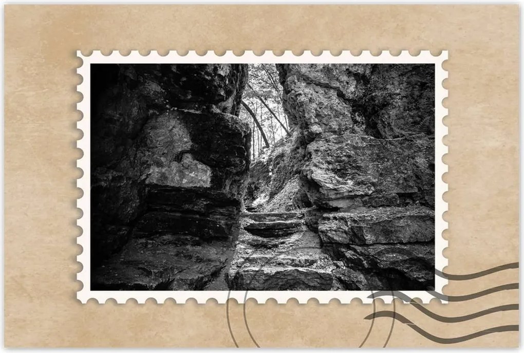 Poszterek 120x80 Lépcsők Hegyek Sziklák