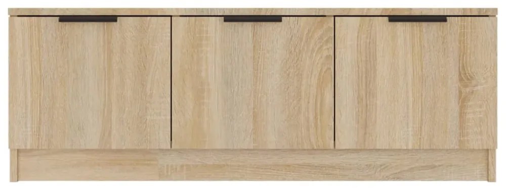 sonoma tölgy színű szerelt fa TV-szekrény 102 x 35 x 36,5 cm
