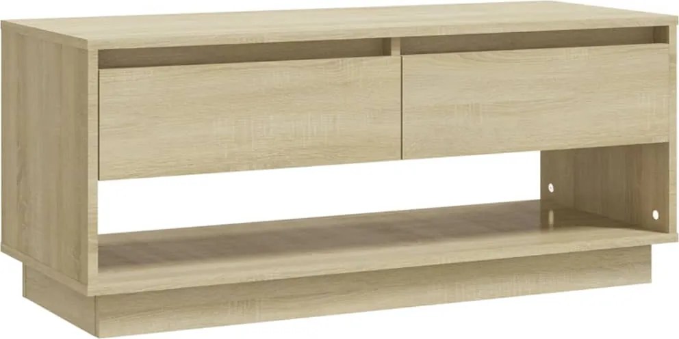 vidaXL sonoma tölgy színű szerelt fa TV-szekrény 102x41x44 cm