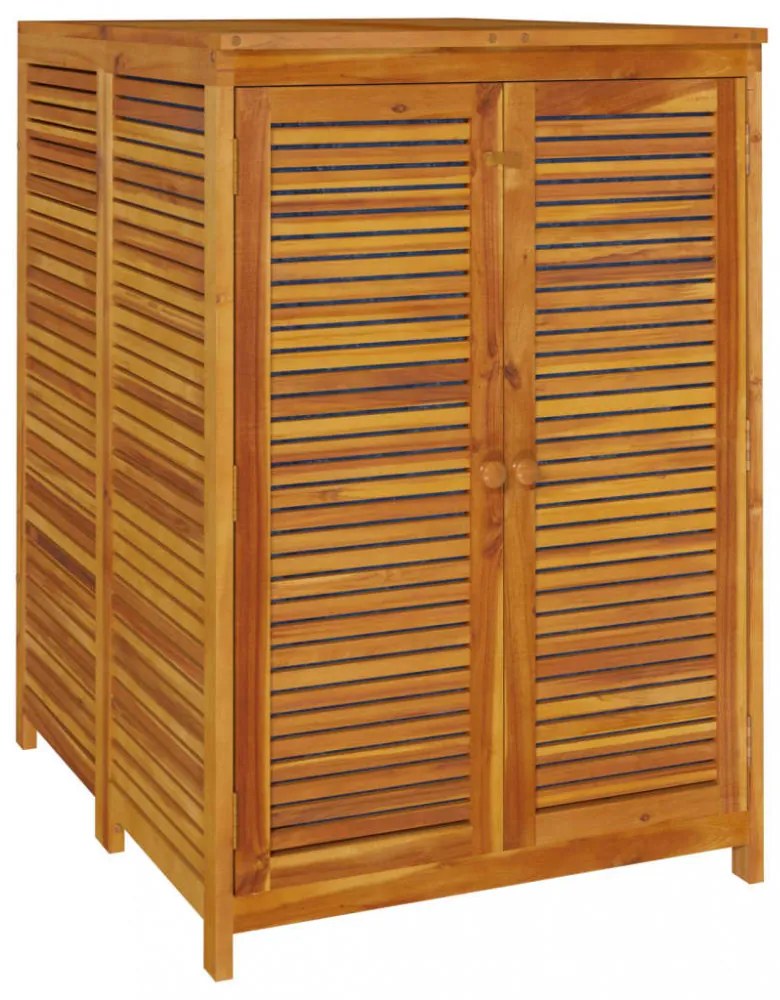 tömör akácfa kerti tárolóláda 70 x 87 x 104 cm