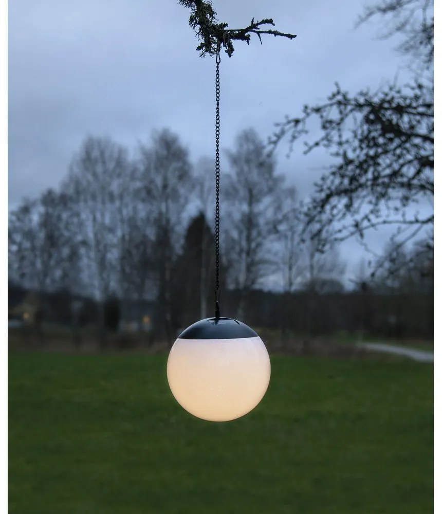 Globus kültéri függő napelemes lámpa, ø 20 cm - Star Trading