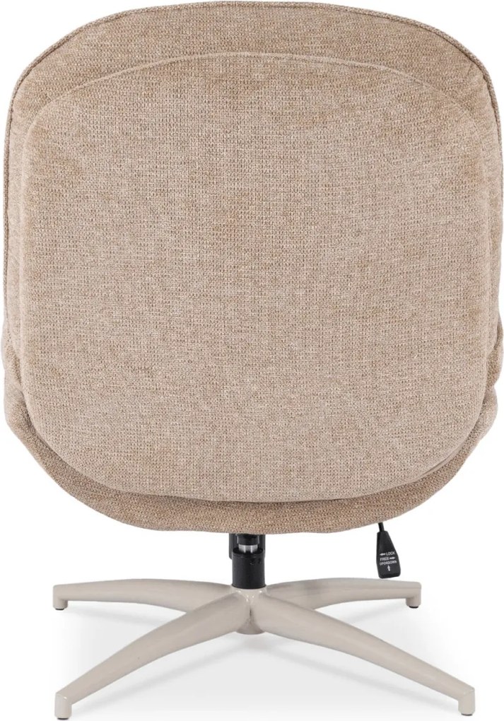 Fotel Wypoczynkowy Obrotowy MESA Beżowy