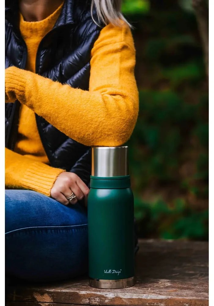Fuori zöld thermo utazóbögre, 1 l - Vialli Design