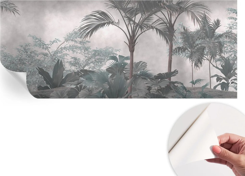 Öntapadós tapéta Fali furnér 3D hatás Egzotikus természet 250x104 cm