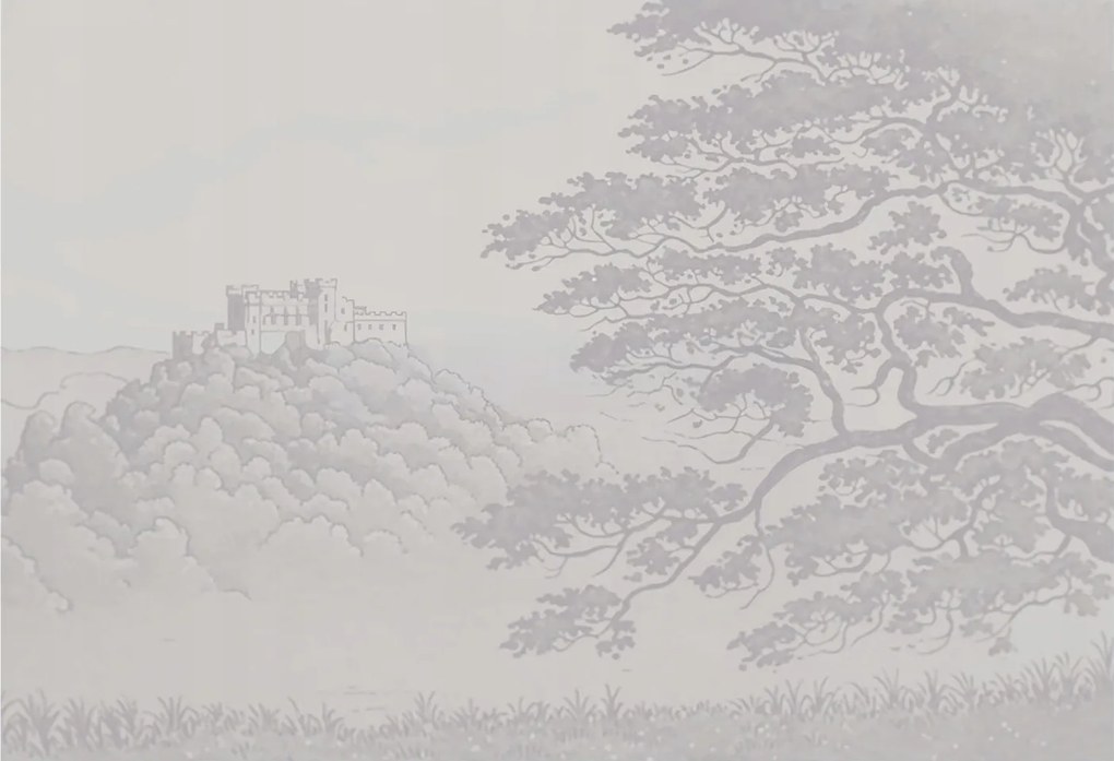 Fotótapéta Flizelin Dekoratív Iroda Kastély tájkép 152x104 Ragasztó