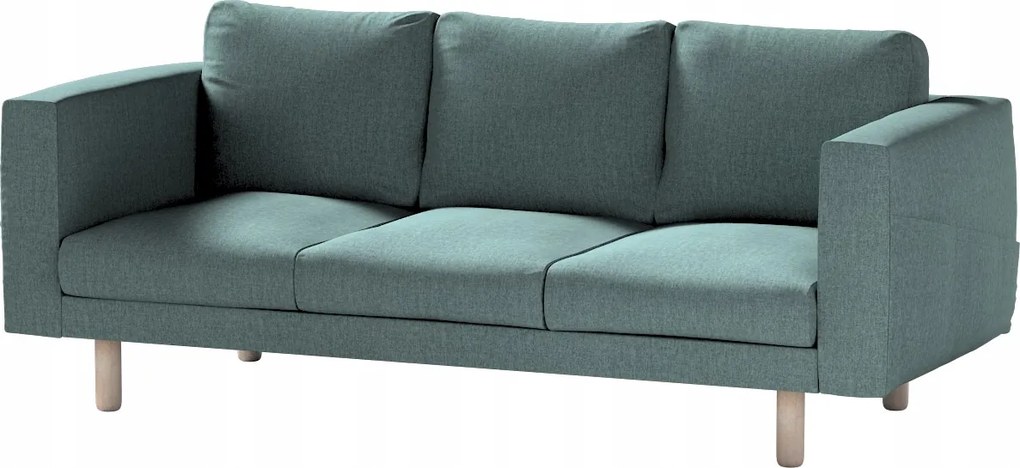Dekoria Norsborg 3 személyes kanapé huzat Ikea kék