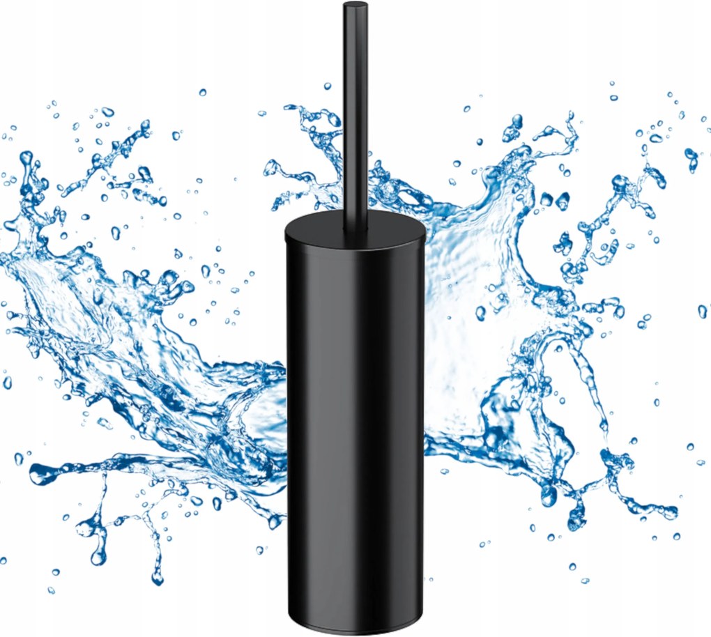 Fekete álló Wc kefe Elegáns design és tartósság