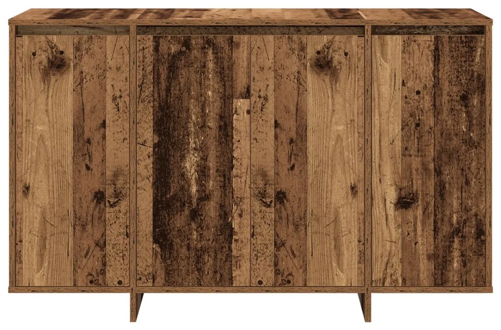 Barna büfé Régi fa Fa 120 x 41 x 75 cm Büfé Négyszögletes