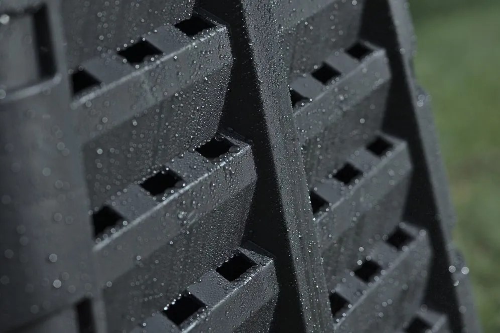 Kerti műanyag komposztáló 480 L fekete