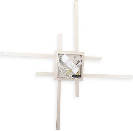 Brilagi - LED mennyezeti lámpa STRIPES LED/37W/230V ezüstszínű