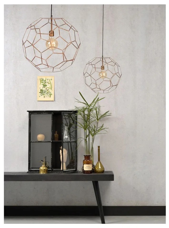 Barna függőlámpa fém búrával ø 34 cm Marrakesh – it's about RoMi