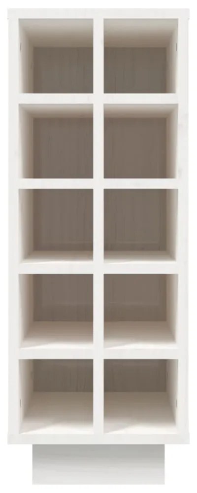 fehér tömör fenyőfa borszekrény 23 x 34 x 61 cm