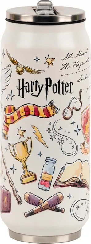 Gyerek termo bögre szívószállal rozsdamentes acél Harry Potter Kite