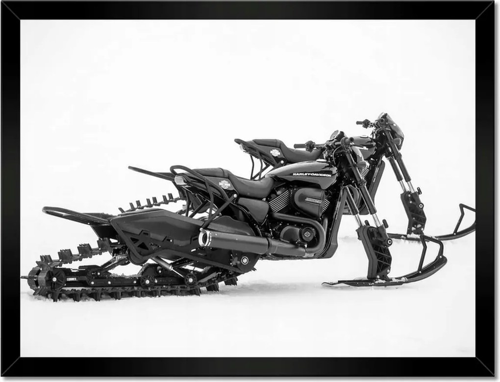 Poszterek keretben 40x30 Harley Davidson Motorkerékpár