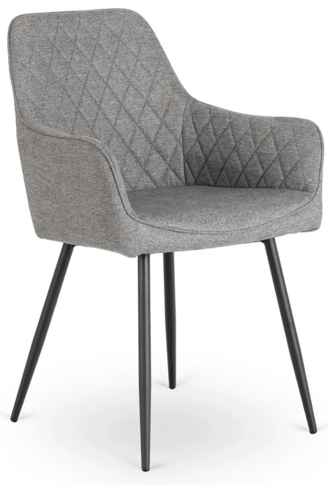 Elegáns Karosszék Szürke Színben.BRESSO 2