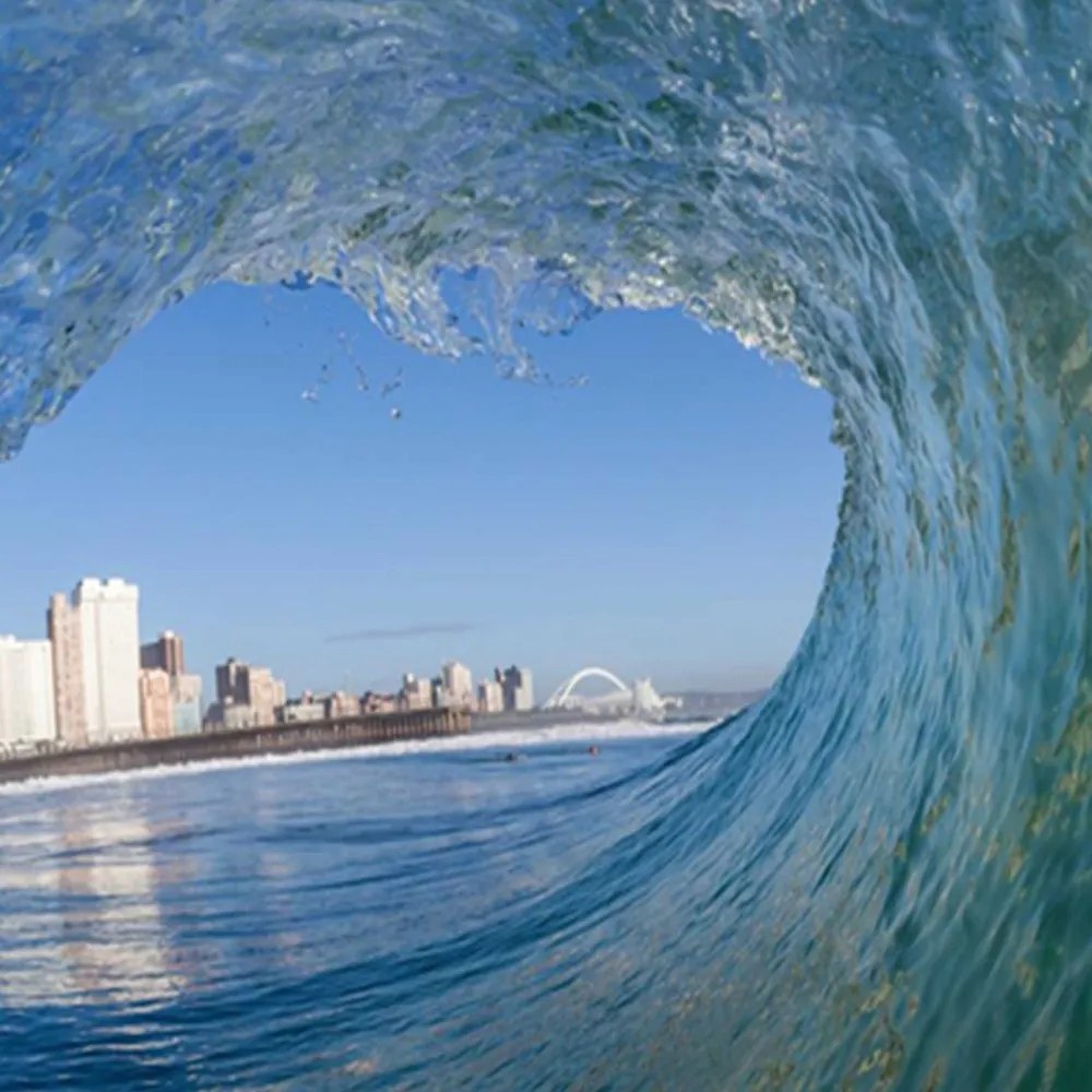 Gario Paraván Wave a városra nézo kilátással Méret: 180 x 170 cm, Kivitelezés: Forgó paraván 360°