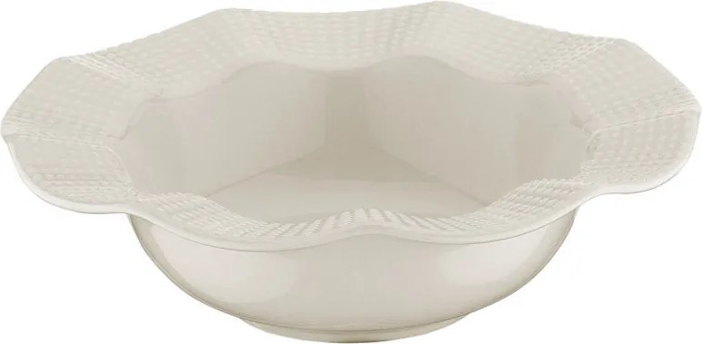 24 részes porcelán étkészlet krém