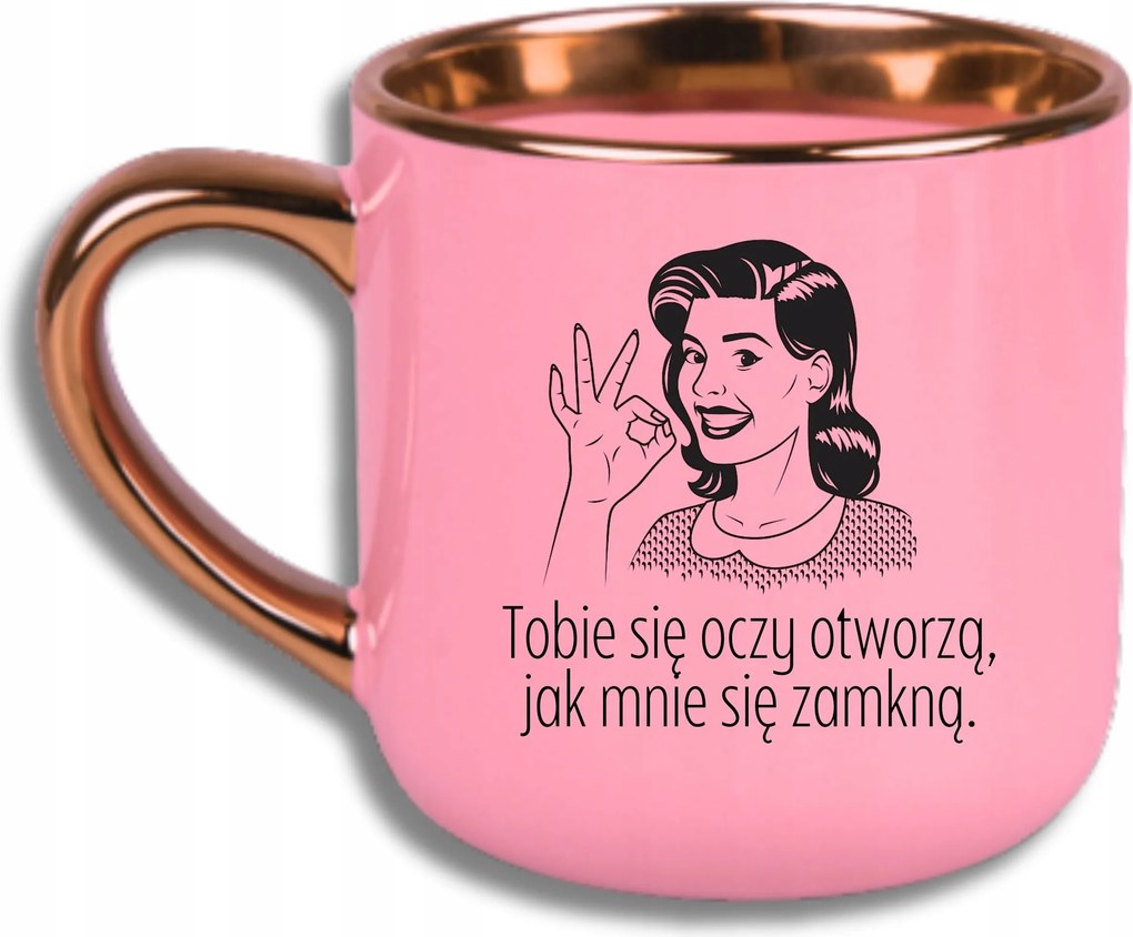 Bögre Rózsaszín Elegáns Nagy Semmi, Csak Sétálok És Takarítok