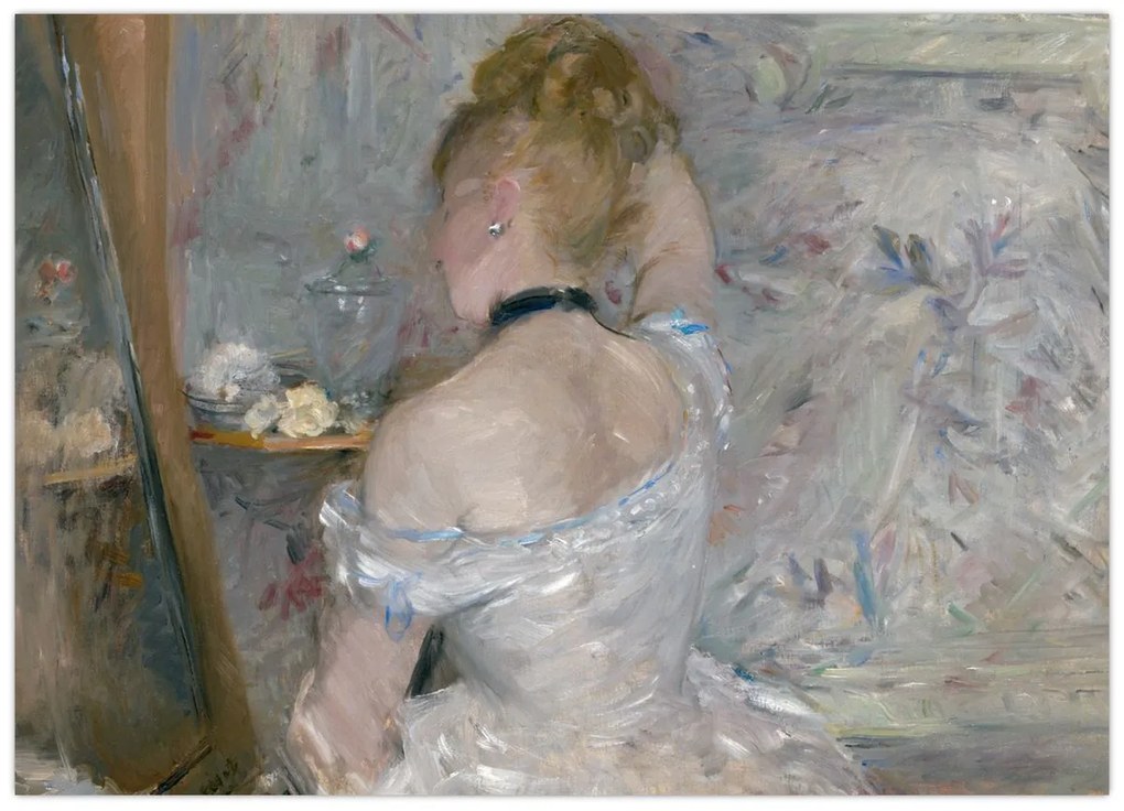 Kép - Berthe Morisot, Woman at Her Toilette, reprodukciók (70x50 cm)