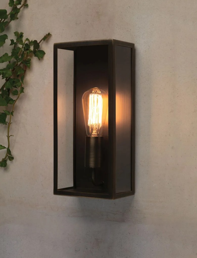 ASTRO LIGHTING 1183029 MESSINA Klasszikus Kültéri Fali Lámpa Fekete E27 IP44