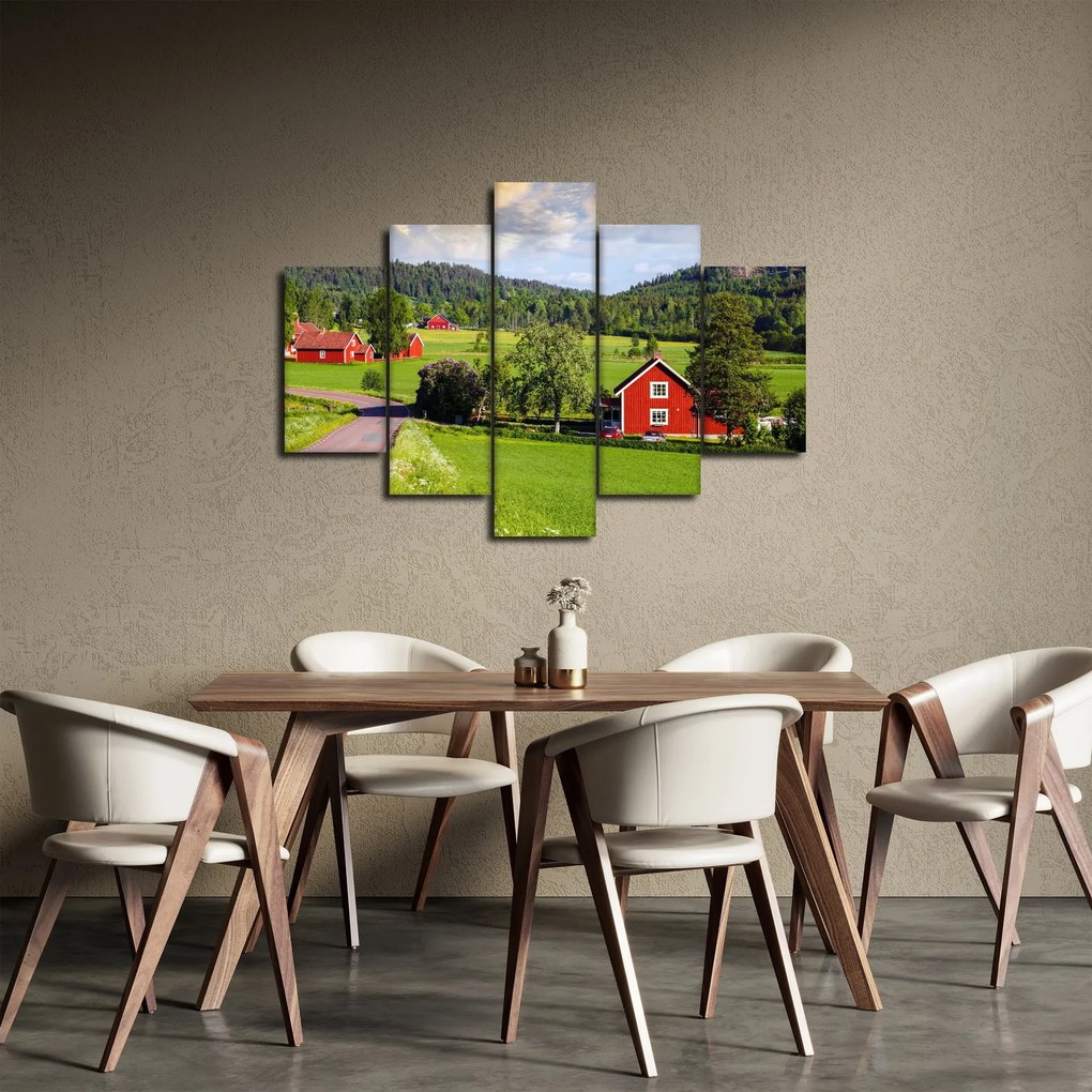 Vidéki kép (150x105 cm)