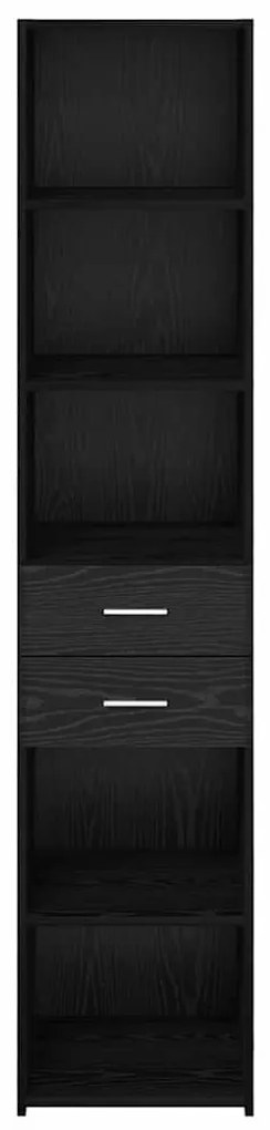 Magasfiú fiókkal Fekete tölgy 40 x 42,5 x 185 cm Faanyag