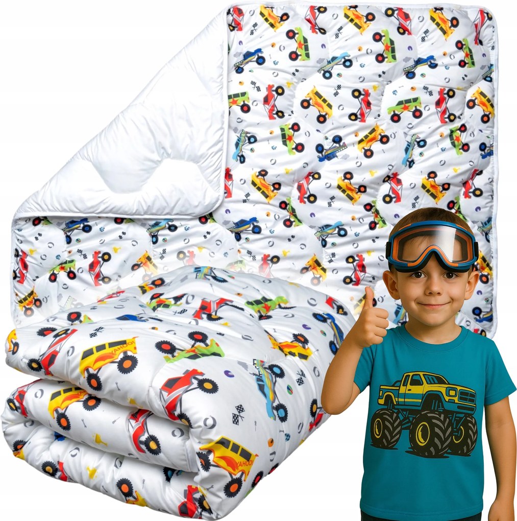 Gyerek paplan 90x120cm Antiallergén Egész éves Lengyel nyomott mintával