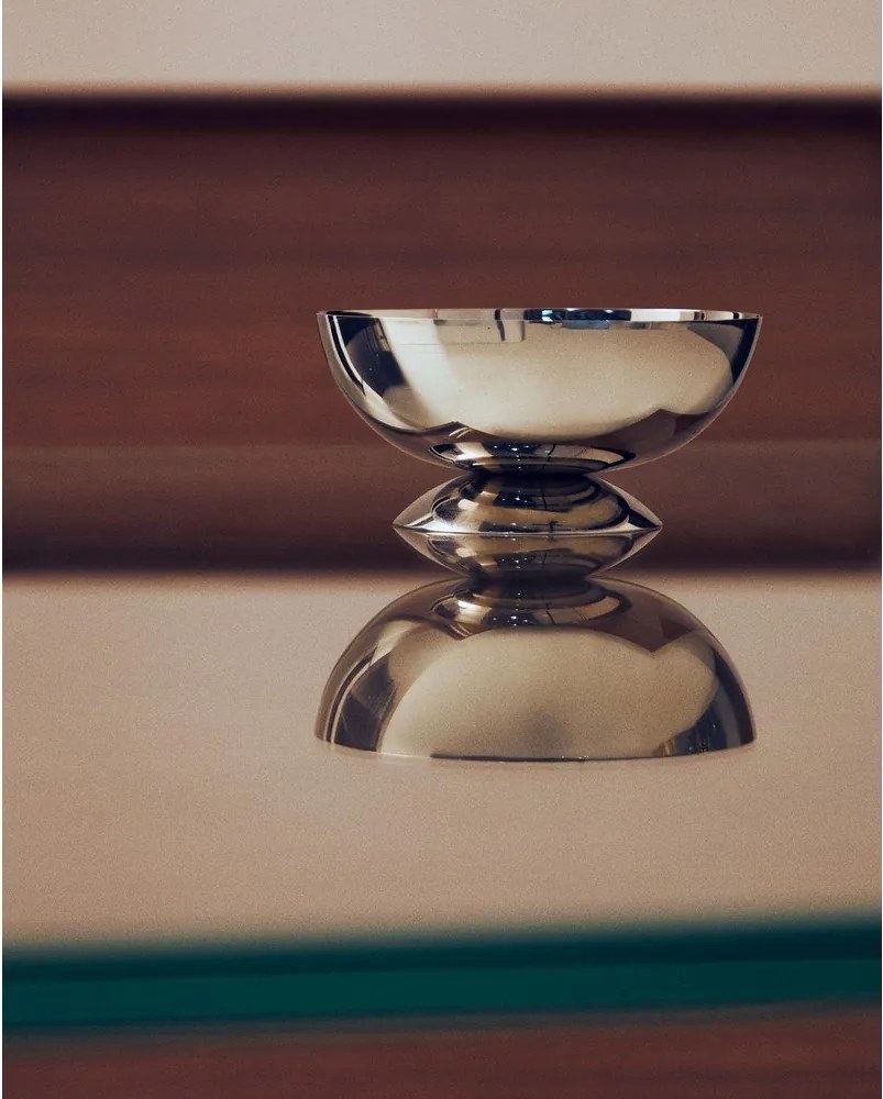 Ezüstszínű rozsdamentes acél szervírozó tálka szett 2 db-os Nirela – Kave Home