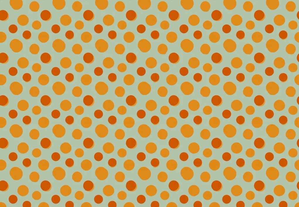 Fotótapéta - Retro pöttyök (147x102 cm)