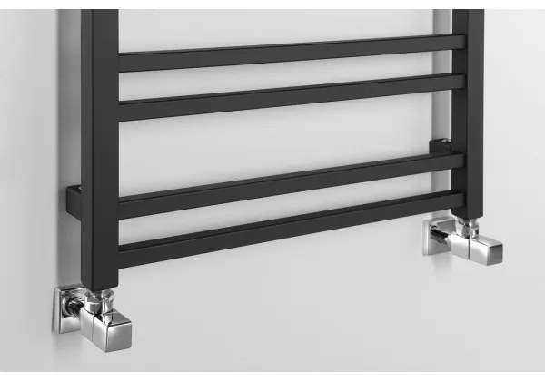 Sapho - Fürdőszobai radiátor METRO DOS 476W/230V 55x143 cm matt fekete