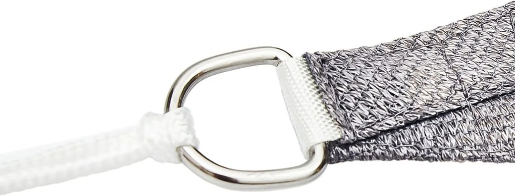 Blumfeldt Derékszögű napellenző, 2x4 m, rögzítő gyűrűkkel, poliészter, légáteresztő