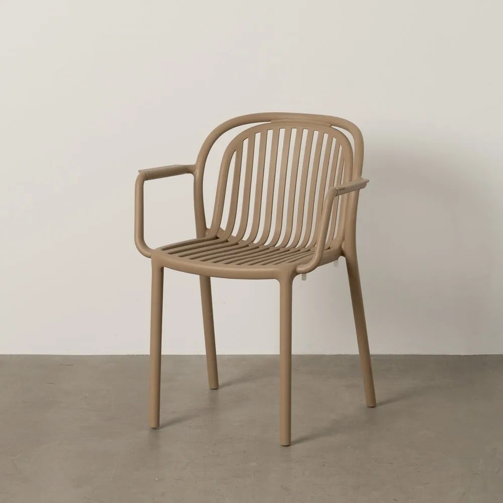 Bézs műanyag étkezőszék Alia – Ixia