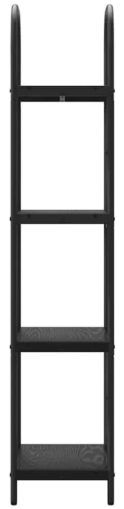 Könyvespolc Musta tammi 40 x 30 x 146 cm Faanyag