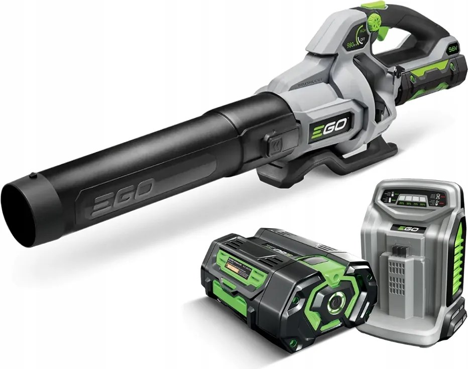 Akkumulátoros lombfúvó Ego LB5804e Szett LB5800E BA2800T CH5500E akkumulátor 56V