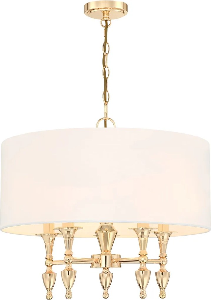 Cosmolight klasszikus csillár austin arany cosp05180au-wh