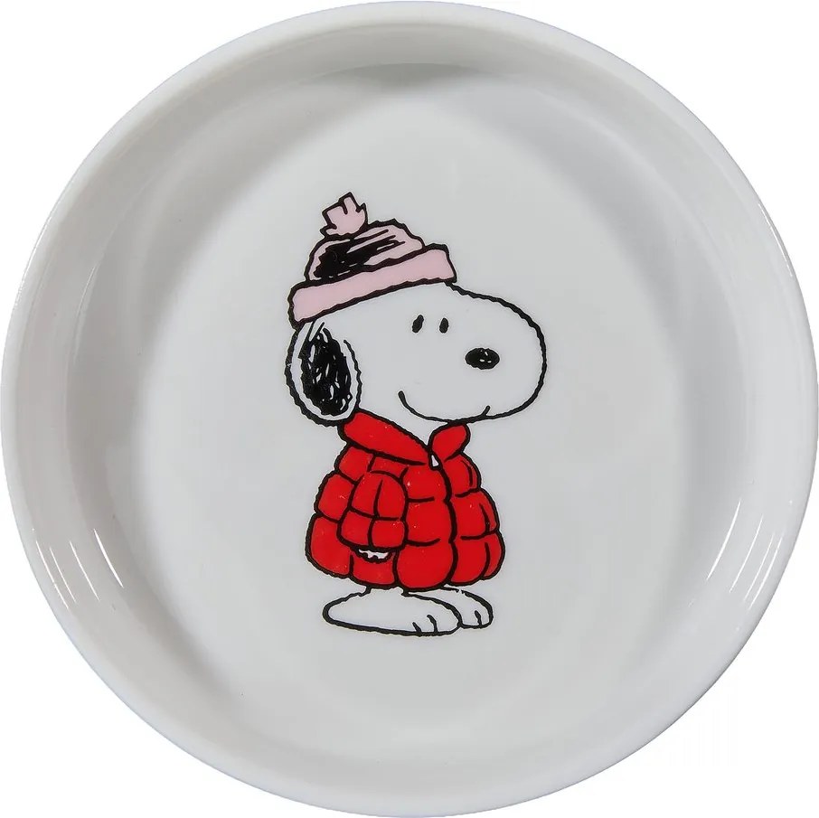 PEANUTS kerek tálka Ø 10,3 cm , Snoopy kabátban