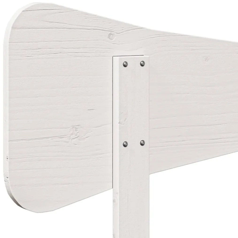fehér tömör fenyőfa fejtámla 150 cm