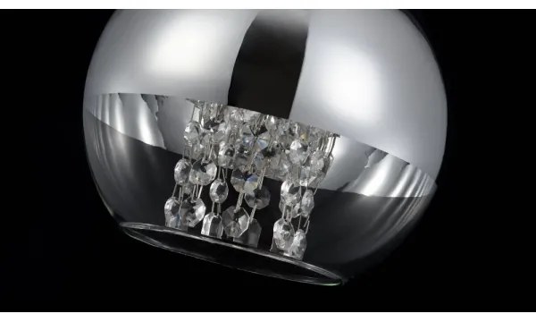 Maytoni P140-PL-110-1-N - Csillár zsinóron FERMI 1xE27/60W/230V króm