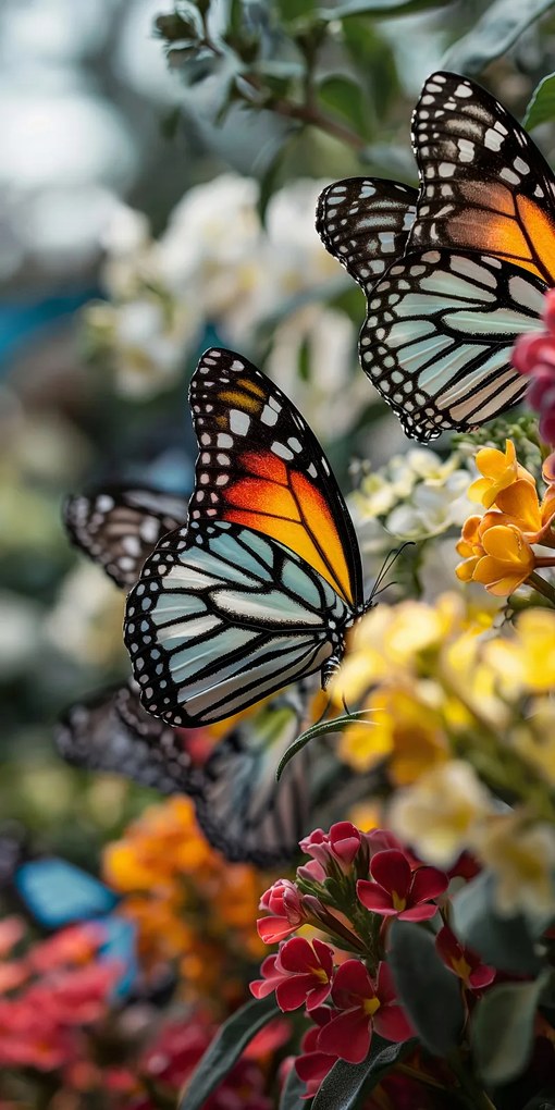 Poszter 50x100cm Pillangók a réten