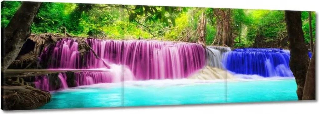 Vászonkép 60x20 Színes thaiföldi